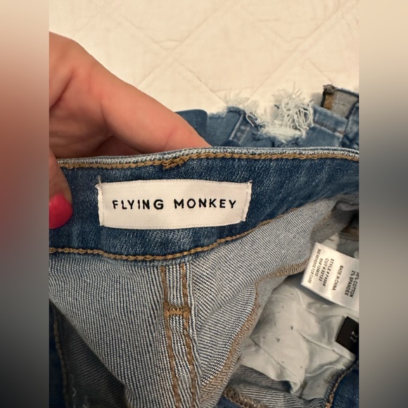 Flying Monkey High Rise Crop Straight Jeans-Sz 27 - Picture 3 of 6